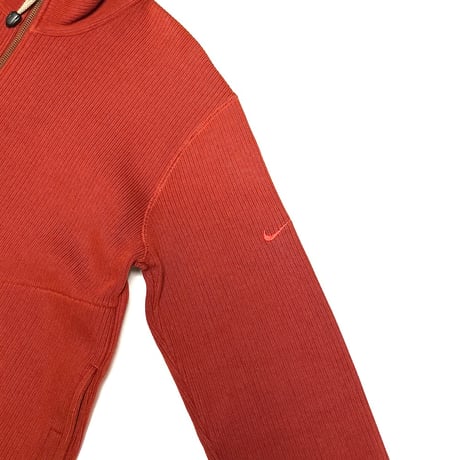 【USED】00's NIKE INT'L Rib Knit Full-Zip Jacket