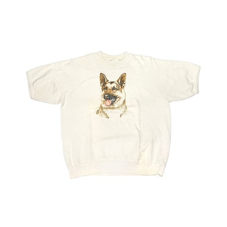 【USED】80'S GERMAN SHEPHERD S/S SWEATSHIRT