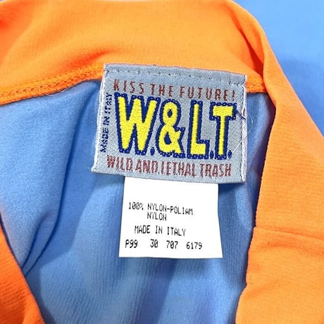 【USED】 90'S W.&L.T. PUK PUK T-SHIRT SKY BLUE ①