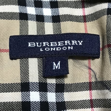 【USED】BURBERRY LONDON NOVA CHECK B.D SHIRT