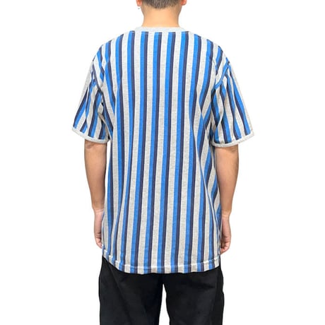 【USED】90'S ADIDAS 3-COLORS STRIPE T-SHIRT