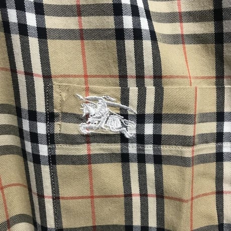 【USED】90'S BURBERRYS NOVA CHECK B.D SHIRT