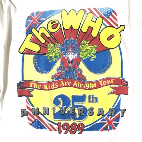 【USED】80'S THE WHO 25TH ANNIVERSARY TOUR T-SHIRT