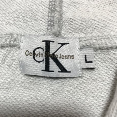 【USED】90'S CALVIN KLEIN JEANS CK LOGO HOODIE
