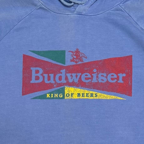 【DEAD STOCK】00's Budweiser King of Beers Garment Dyed Hoodie