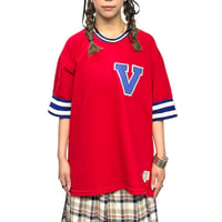 【USED】70's-80's HARV-AL V-LOGO FOOTBALL T-SHIRT