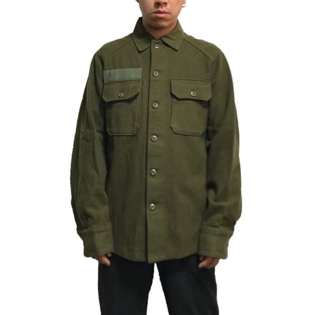 【USED】70'S U.S ARMY WOOL SHIRT