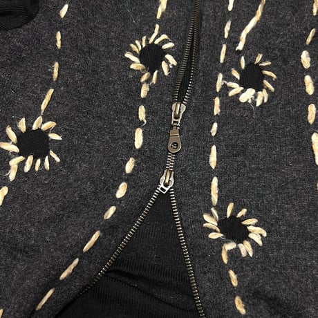 【USED】00's ROSSO DI SERA ZIP-UP KNIT JACKET
