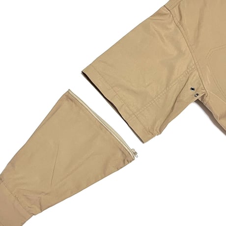 【USED】00's AIRWALK DETACHABLE GIMMICK SHIRT BEIGE