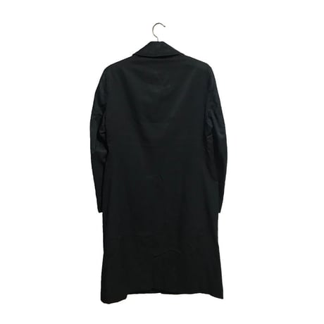 【USED】90'S  BURBERRYS × HARRODS STAND FALL COLLAR COAT BLACK MADE IN ENGLAND