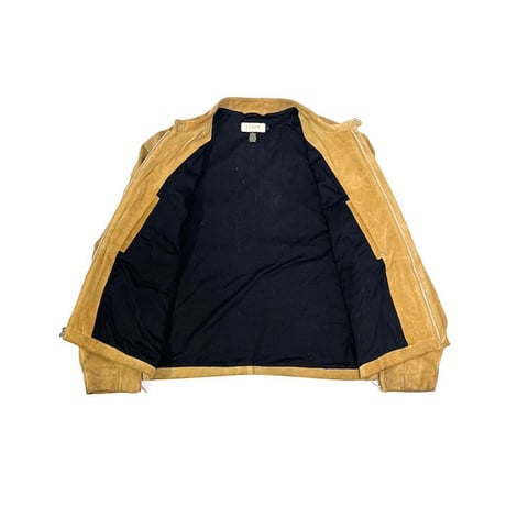 【USED】90'S-00'S J.CREW SUEDE ZIP JACKET