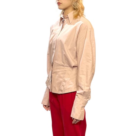 【USED】80'S AZZEDINE ALAIA SHOULDER PAD BLOUSE