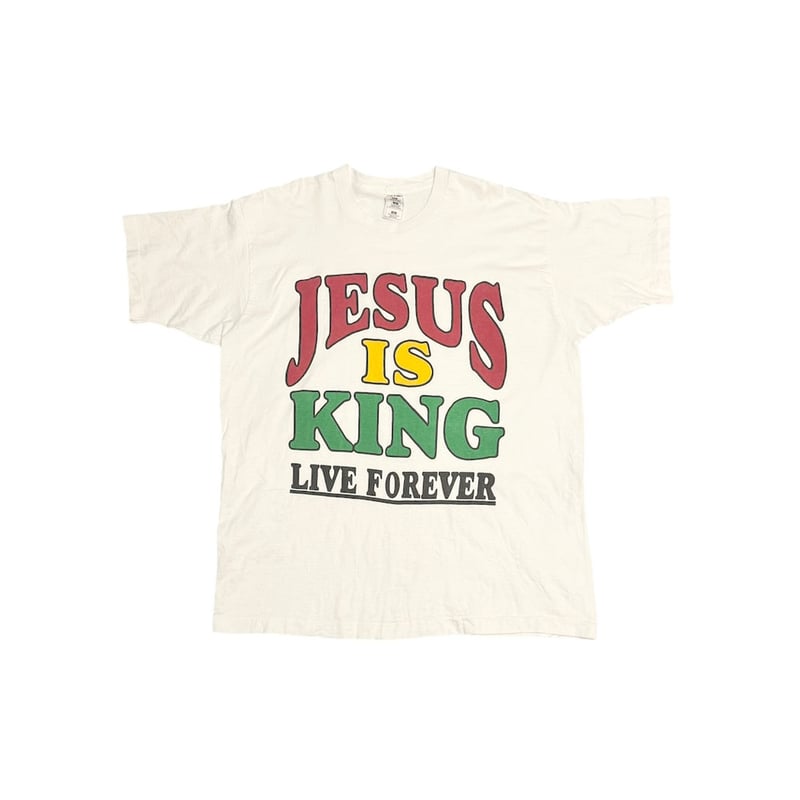 90s christ is king キリストキング CKパロディ ロンT 90s christ is king キリストキング CKパロディ ロンT 90s