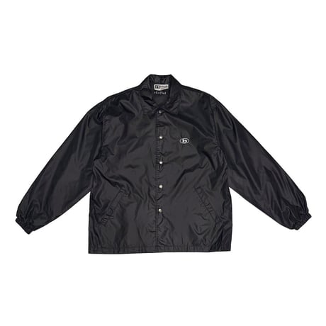 【DEAD STOCK】90's-00's bitch skateboards Logo Black Nylon Coach Jacket