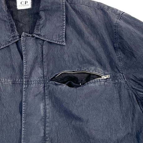 【USED】00'S C.P.COMPANY GARMENT DYE SHIRT JACKET