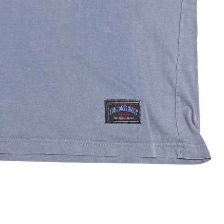 【USED】90's ELEMENT Skateboards Classic Logo Ringer T-shirt