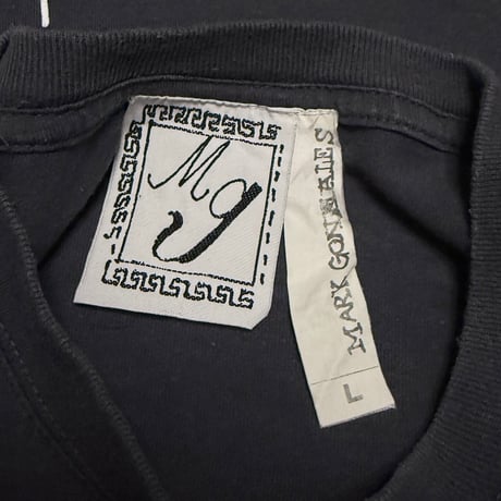 【USED】2010's Mark Gonzales “To Be A Poet...” Faded Art T-shirt