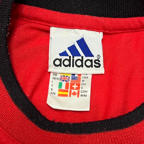 【USED】90's-00's adidas AC Milan T-SHIRT