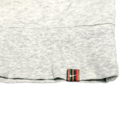 【USED】00's NIKE "One Faith" Cosmic Mountain Sweatshirt with Fade & Damaged Rib