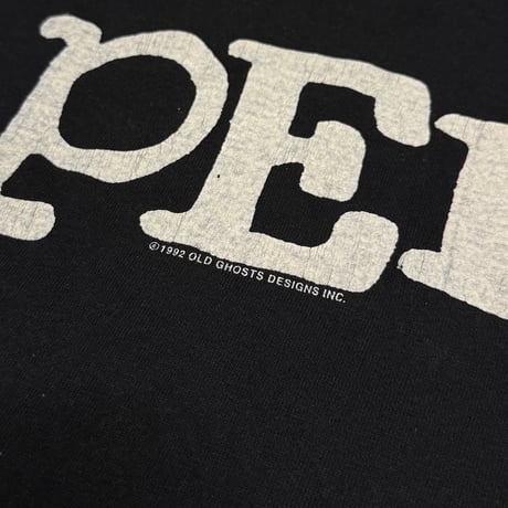 【USED】90's OLD GHOSTS DESIGNS INC. "pEnis" Protest T-shirt