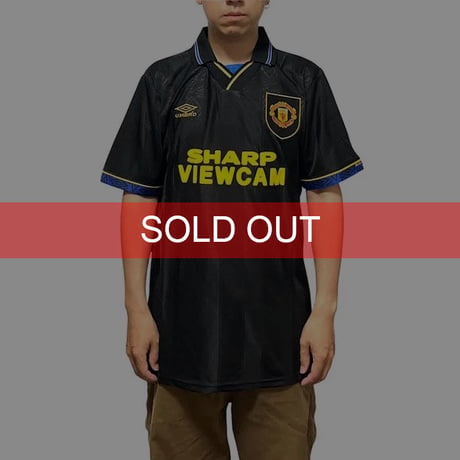 【DEAD STOCK】90'S UMBRO MANCHESTER UNITED 93/95 AWAY FOOTBALL SHIRT
