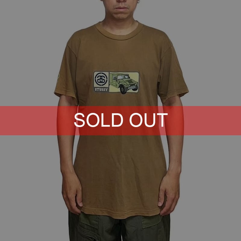 USED】90's-00's STUSSY HUMMER T-SHIRT | KONBINI USED】90's-00's STUSSY HUMMER T-SHIRT | KONBINI