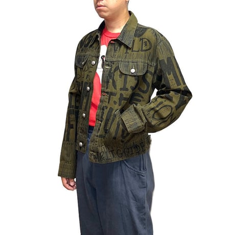【USED】90'S W.&L.T. GRAFFITI TRACKER JACKET