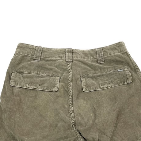 【USED】90'S-00'S STUSSY CORDUROY CARGO PANTS