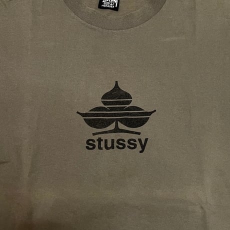 【USED】80'S OLD STUSSY CLOVER MOTIF T-SHIRT
