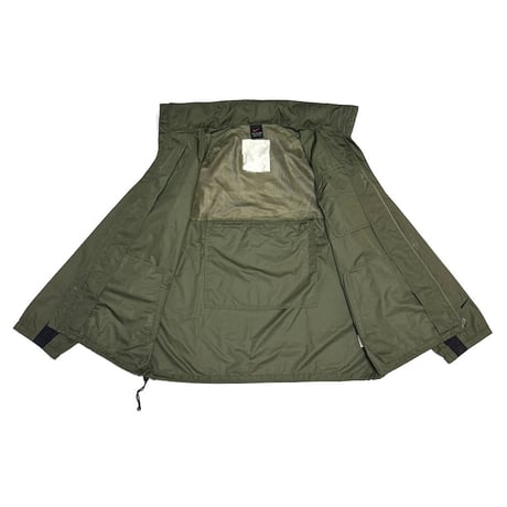【USED】00's NIKE CLIMA-FIT Zip-Up Nylon Jacket Olive