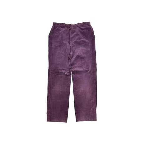 【USED】70's-80's (s.ym) French Deep Purple Corduroy Trousers