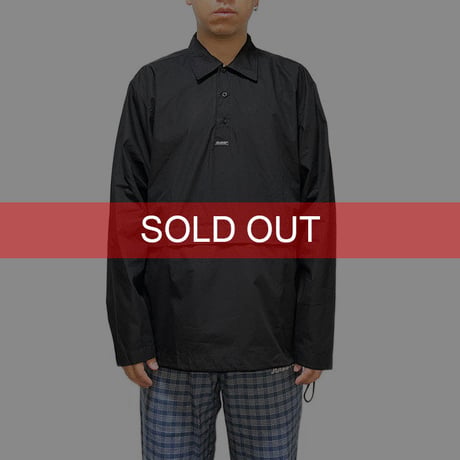 【DEAD STOCK】90'S-00'S XLARGE POCKET PULLOVER SHIRT BLACK