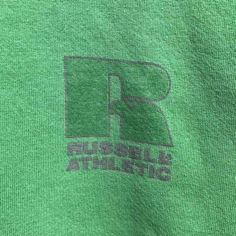【USED】90'S RUSSELL ATHLETIC SWEAT SHIRT LIME GUREEN