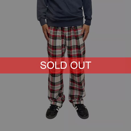 【USED】2010's OLD NAVY PLAID SLEEPING PANTS