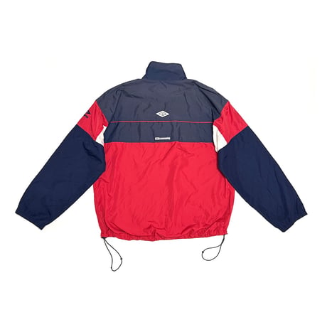 【USED】90's UMBRO UK Tricolor Nylon Jacket