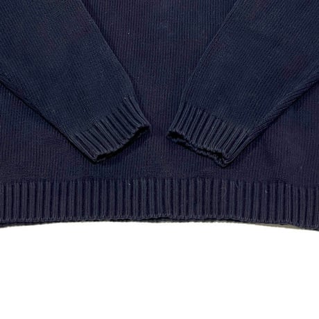 【USED】 90'S-00'S J.CREW LINE COTTON KNIT SWEATER