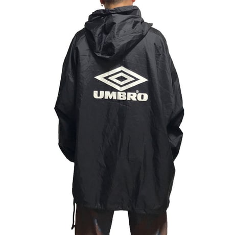 【USED】00'S UMBRO OVERSIZED NYLON HOODIE
