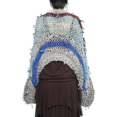 【USED】Sonder Notion HANDMADE UPCYCLE COTTON CRAZY KNIT TOP