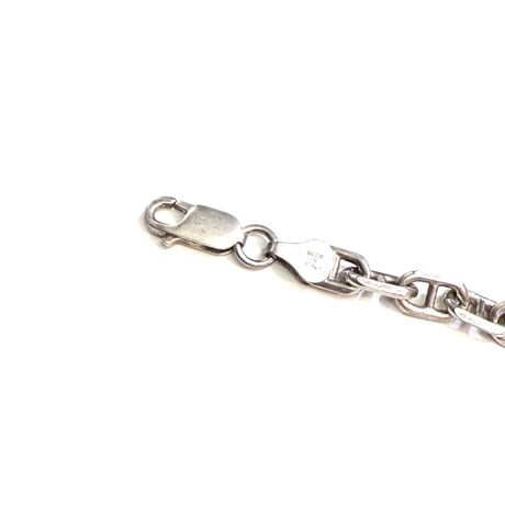 【USED】Vintage SILVER925 ANCHOR CHAIN BRACELET MADE IN ITALY
