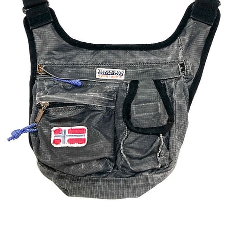 【USED】90'S-00'S NAPAPIJRI TACTICAL BODY BAG