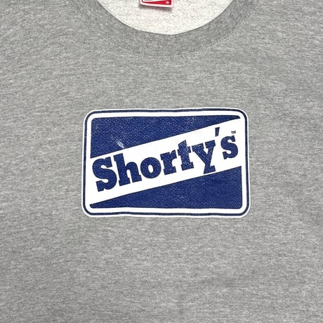 【USED】90's Shorty’s Box Logo Crewneck Sweatshirt
