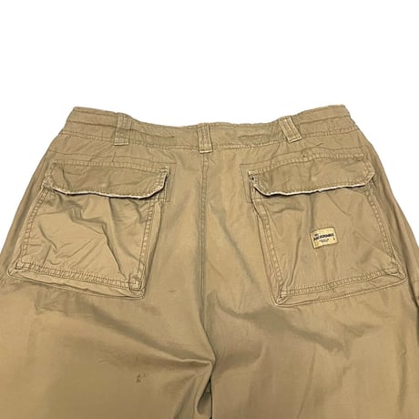 【USED】00's Abercrombie & Fitch BAGGY CARGO PANTS BEIGE