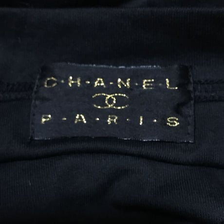 【USED】BOOTLEG CHANEL EMBROIDERED L/S T-SHIRT