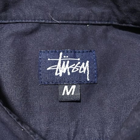 【USED】90'S STUSSY UTILITY POCKET SHIRT
