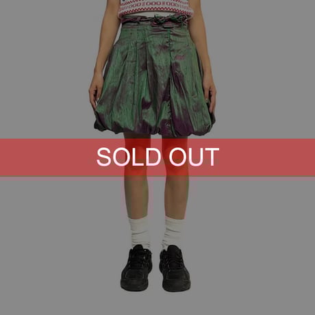 【USED】80's IRIDESCENT BALLOON SKIRT