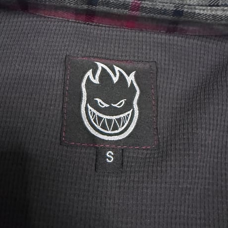 【USED】00's SPITFIRE Plaid Flannel Shirt with Thermal Lining