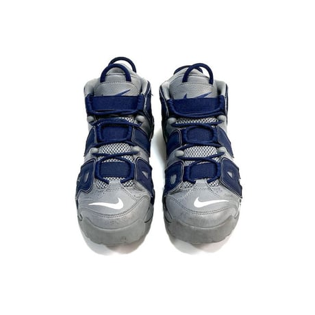 【USED】NIKE AIR MORE UPTEMPO '96 Cool Grey/ White-Midnight Navy