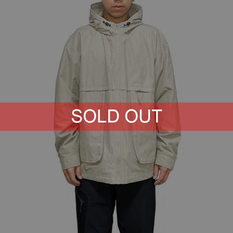 【USED】90'S-00'S NIKE ZIP HOODED JACKET BEIGE