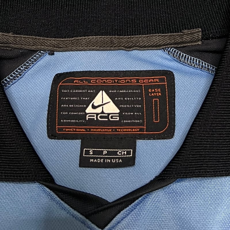90s nikeacg ナイキエィシージー　三角タグ　テックシャツ　Lサイズ d54a196a398c1a01133ce6da1287a7