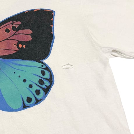 【USED】90's SAN DIEGO WILD ANIMAL PARK Butterfly Graphic T-Shirt